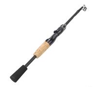 Sensitive Ultralight Telescoping Fishing Rod Tailored to Meet the Demands of Serious Anglers (Black)