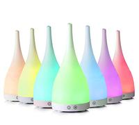 Sensky Aromatherapy Essential Oil Diffuser 100ml Aroma Diffuser Ultrasonic Cool Mist Humidifier with 7 Color LED Lights Waterless Auto Shut-Off Function