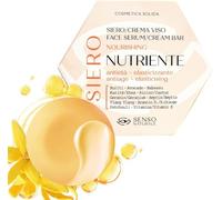 Senso Naturale Anti-Age Face Serum/Cream Bar - Geranium, Sweet Orange & Buriti Oil | For Dry Skin | Nourishing, Rejuvenating & Firming | Vegan & Organic | 24g (Lasts 3 Months)