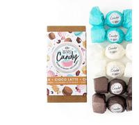 Senso Naturale Bath Bombs - Milk Chocolate (6 Pcs) | Nourishing, Hydrating & Relaxing, Organic & Vegan, Sweet Fruity Scent, Paraben-Free & Dermatologically Tested, Ideal for Stress Relief & Gifting