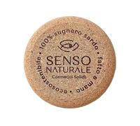 Senso Naturale Large Sardinian Cork Container For Solid Shampoo, Solid Conditioner Face Scrub
