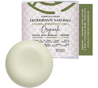 Senso Naturale Solid Deodorant - Lavender, Bergamot & Violet Scent - Baking Soda & Aluminum-Free Natural Deodorant for all Skin Types - 24-48h Odor Protection - Vegan, Organic - 25g