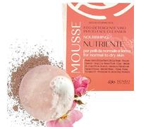 Senso Naturale Solid Face Cleanser Mousse Revitalising Nourishing for Dry Skin, Gentle Cleansing Soap Enriched with Pink Clay and Vitamin E, 100% Natural and Organic