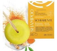 Senso Naturale Solid Shampoo Illuminating and Clarifying for Dull Hair, Balancing for Luminous Golden Highlights with Chamomile, Turmeric, Lemon, 100% Organic PH 4.5-5.5 (1)