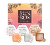 Senso Naturale Sun Box Gift Set - Natural Tanning & After Sun Skincare - Vegan, Organic, Dermatologically Tested - Includes Pre-Sun Tan, After Sun & Shimmering Cream - Summer Gift for Glowing Skin