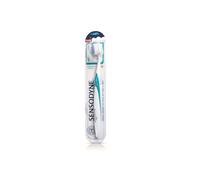 SENSODYNE Advanced Clean Toothbrush, with Micro fine Thinned fibers, Compact Head for Easier Access, Cleans interdentally, Rubber Coating on the Handle, Pack of 4