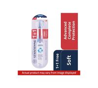 Sensodyne Advanced Complete Protection Soft Toothbrush | Plaque removal, Gum cleaning, Enamel cleaning - (1+1 Free)