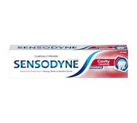 Sensodyne Cavity & Sensitivity Toothpaste 75ml - Daily Protection for Sensitive Teeth, Enamel Strengthening, Fresh Breath