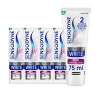 SENSODYNE Clinical White Stain Protector 4 x 75 ml | Clinically Proven to Relieve Dental Sensitivity - Stain Shield - Teeth 2 Shades Whiter** - Mint