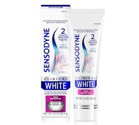 Sensodyne Clinical White Toothpaste, Clinically Tested Teeth Whitening for Sensitive Teeth, Stain Protection, 100ml