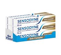 Sensodyne Complete Care Toothpaste for Sensitive Teeth 24H Sensitivity Protection Pack of 6 x 75 ml