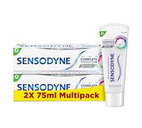Sensodyne Complete Protection & Advanced Whitening Toothpaste for Sensitive Teeth, Eliminates Bad Breath, 75ml (Pack of 2)
