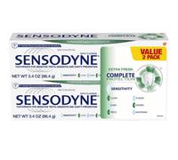 Sensodyne Complete Protection Sensitive Toothpaste For Gingivitis Sensitive Teeth Treatment Extra Fresh - 3.4 Ounces (Pack of 2)