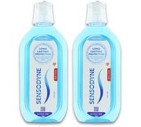 Sensodyne Cool Mint Mouthwash with Fluoride 500ml x2 Sensitive Teeth
