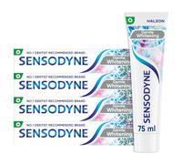 Sensodyne Gentle Whitening Mint Toothpaste, Sensitive Teeth, 4 x 75 ml