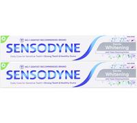 Sensodyne Gentle Whitening Toothpaste 75ml x 2 - Triple Cleaning Action - No.1 Dentist Recommended - Daily Care for Sensitive Teeth - Strong Teeth & Healthy Gums - 24/7 Protection - Twin Pack
