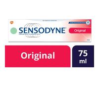 Sensodyne Original Toothpaste, Rebuild Enamel Strength For Strong, Healthy Teeth, Effective Sensitivity Relief, 75ml
