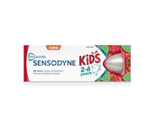 SENSODYNE PRONAMEL Kids 2-6 g Toothpaste, 50 ml, for Children from 2 to 6 Years Old, Protects Teeth from Cavities, Strawberry Flavored, Pack of 3