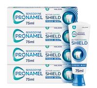 Sensodyne Pronamel Toothpaste Active Enamel Shield, Fluoride Toothpaste for Cavity Protection, Fresh Mint, Toothpaste Multipack, 4 x 75ml