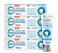 Sensodyne Pronamel Toothpaste Multipack Active Enamel Shield, Whitening Toothpaste, Fresh Mint, 4 x 75ml