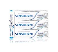 Sensodyne Repair & Protect Whitening Toothpaste Toothbrush Bundle 3 x 75 ml | Sensitive teeth care, daily whitening toothpaste, soft toothbrush, enamel care, bundle pack, twice daily brushing