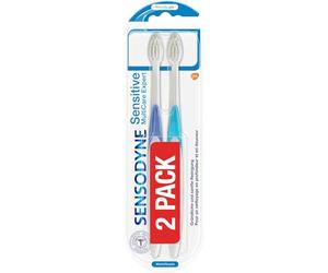 SENSODYNE Sensitive MultiCare Expert Twin Pack Soft Toothbrush Specially Designed for People with Pain Sensitive Teeth, Pack of 2