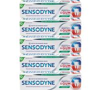 Sensodyne Sensitivity & Gum Caring Mint 75ml, Mint-Flavored Toothpaste for Sensitive Teeth and Bleeding Gums (Pack of 4)