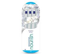 Sensodyne Nourish Healthy White Toothbrush, Gentle on Sensitive Teeth, 3 Pack