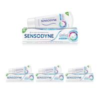 Sensodyne Toothpaste Complete Protection+, Daily Sensitive Toothpaste for Sensitive Teeth, Original Flavour, 75ml (Pack of 4)