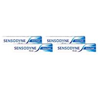 Sensodyne Toothpaste Daily Care, Sensitive Toothpaste for Sensitive Teeth, Extra Fresh, Pack of 4 x 75ml