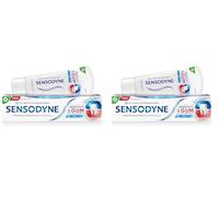 Sensodyne Toothpaste Sensitivity & Gum, Sensitive Toothpaste for Sensitive Teeth and Gum Problems, Mint Flavour, Pack of 2 x 75ml