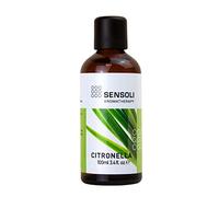 SENSOLI Citronella Essential Oil 100ml - 100% Pure, Amber Glass Dropper Bottle - Aromatherapy Essential Oil for Diffusers, Massage & DIY Blends