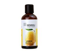 SENSOLI Lemon Essential Oil 100ml - 100% Pure Citrus Limon, Amber Glass Dropper Bottle - Aromatherapy Essential Oil for Diffusers, Massage & DIY Blend