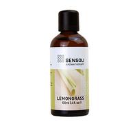 SENSOLI Lemongrass Essential Oil 100ml - 100% Pure, Amber Glass Dropper Bottle - Aromatherapy Essential Oil for Diffusers, Massage & DIY Blends
