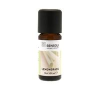 SENSOLI Lemongrass Essential Oil 10ml - Pure and Natural Essential Oil for Aromatherapy and Diffusers