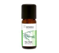 SENSOLI Tea Tree Essential Oil 10ml - 100% Pure Melaleuca Alternifolia, Amber Glass Dropper Bottle - Aromatherapy Essential Oil for Diffusers, Massage & DIY Blends
