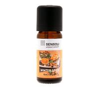 Sensoli Winter Spice Essential Orange and Clove Oil Blend, 100% Pure, Natural Cinnamon, For Diffusers and Oil Burners Over the Festive Period, Xmas Spirit Fragrance, 10 ml