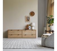 Senson - Solid oak TV unit 180 cm Natural