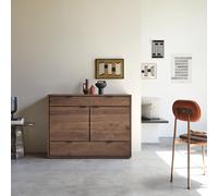 Senson - Solid walnut sideboard 120 cm Brown