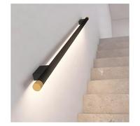 Sensor-Activated LED Stair Handrail with Wall Mount for Enhanced Safety and Visibility on Indoor and Outdoor Steps