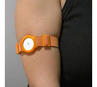 Sensor Armband Holder/Protector Compatible with Freestyle Libre 1/2 - Orange