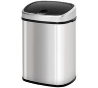 Sensor Bin Chrome 58L ABS & Mirror Stainless Steel 40.9x28.9x68cm Oval HandsFree