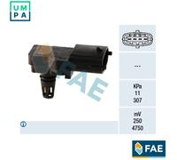 FAE 15036 Sensor, intake manifold pressure for ,ABARTH,ALFA ROMEO,CHEVROLET,CITR