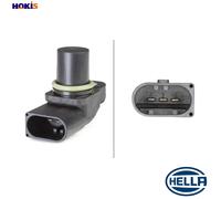 HELLA 6PU 009 121-631 Sensor, camshaft position - 12V - 3-pin connector - with seal - without cable
