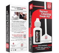 Sensor Cleaning Swab Kit - Optic Cleaning Solution (0.5oz/15ml) + Type-4 Sensor Swab Ultra 33mm (Pack of 6) - for Medium Format CMOS and CCD Sensors - Dust & Oil Remover