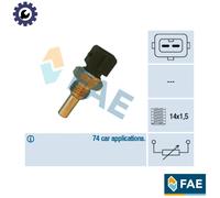 FAE 32560 Sensor, coolant temperature for BMW