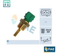FACET Coolant Temperature Sensor 7.3212 Made in Italy - OE Equivalent