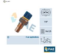 FAE 34050 Sensor, coolant temperature