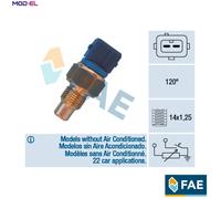 FAE 34460 Sensor, cylinder head temperature for CITRO?N,FIAT,PEUGEOT,RENAULT