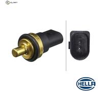 HELLA 6PT 009 309-331 Sensor, coolant temperature - 12V - 2-pin connector - Plugged - with seal - with retaining ring
